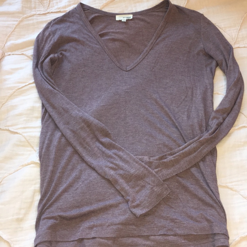 Long sleeve v neck